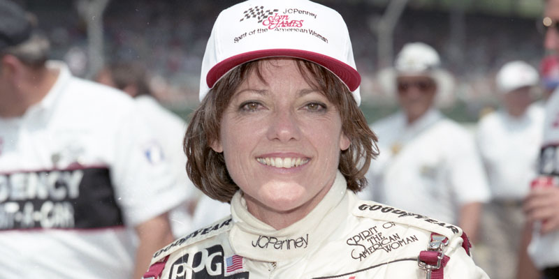 Lyn St. James on pit road